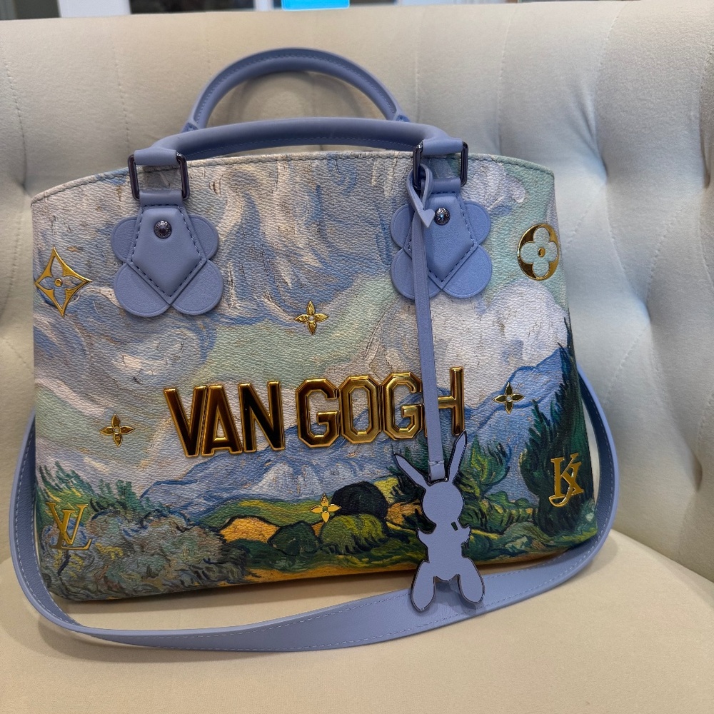 Louis Vuitton Montaigne Masters Collection Jeff Koons Van Gogh Handbag